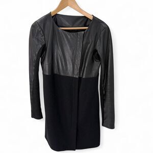 Veda Women's Black Leather Jacket